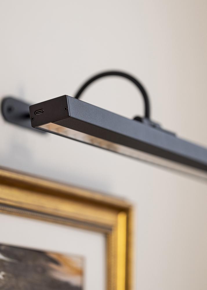 KAILA Flare Elemes Képkivilágítás 40 cm - Fekete