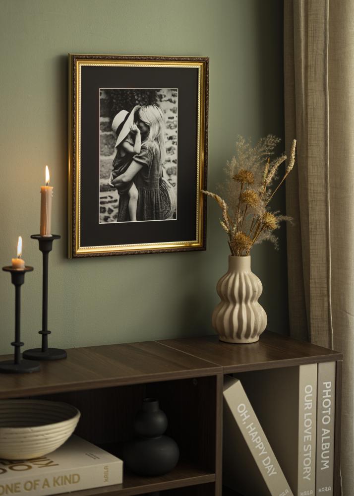 Paszpartu Fekete Standard Fehér él 70x100 cm (49x69)