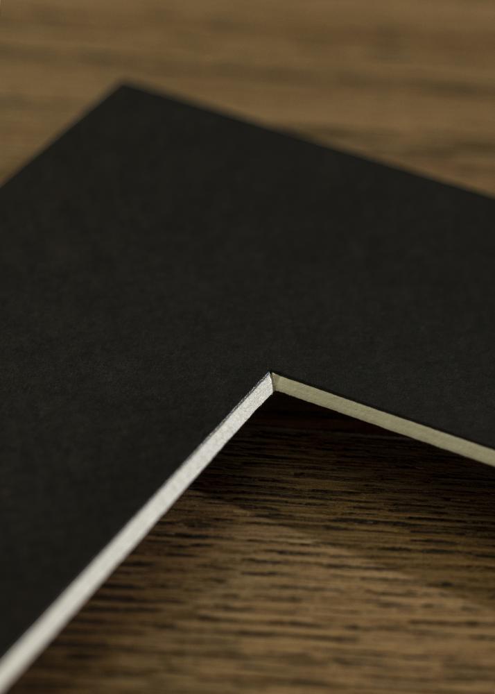 Paszpartu Fekete Standard Fehér él 70x100 cm (49x69)