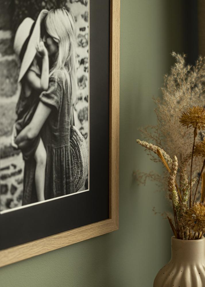 Paszpartu Fekete Standard Fehér él 70x100 cm (49x69)