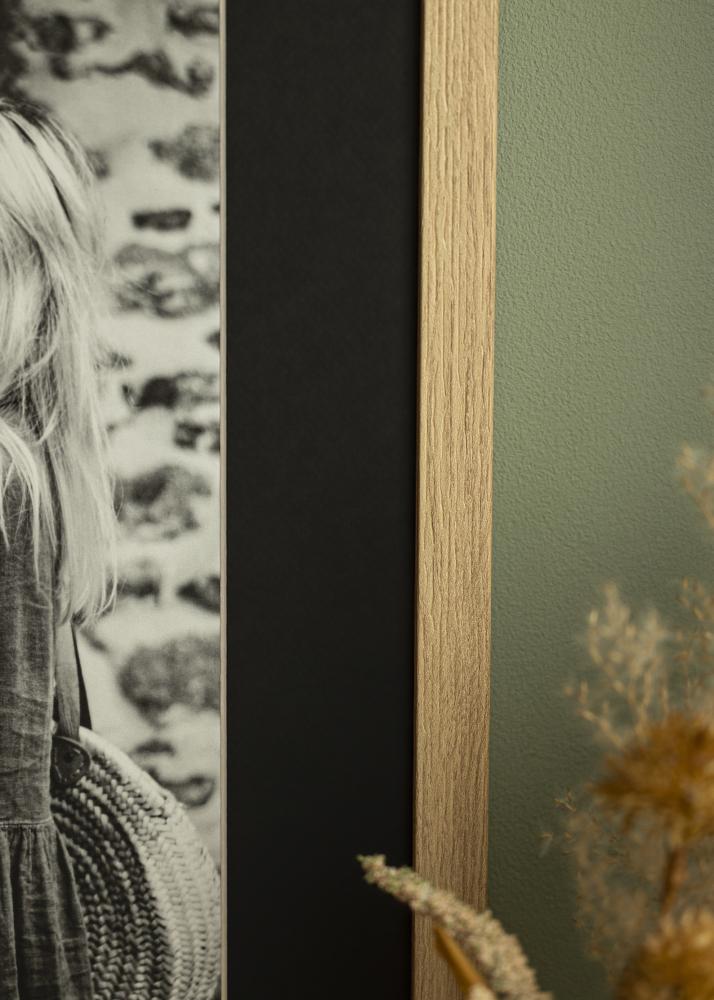 Paszpartu Fekete Standard Fehér él 70x100 cm (49x69)