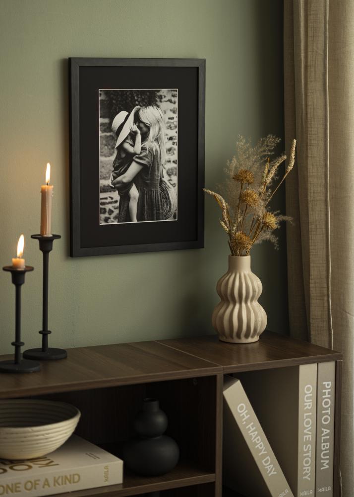 Paszpartu Fekete Standard Fehér él 70x100 cm (49x69)