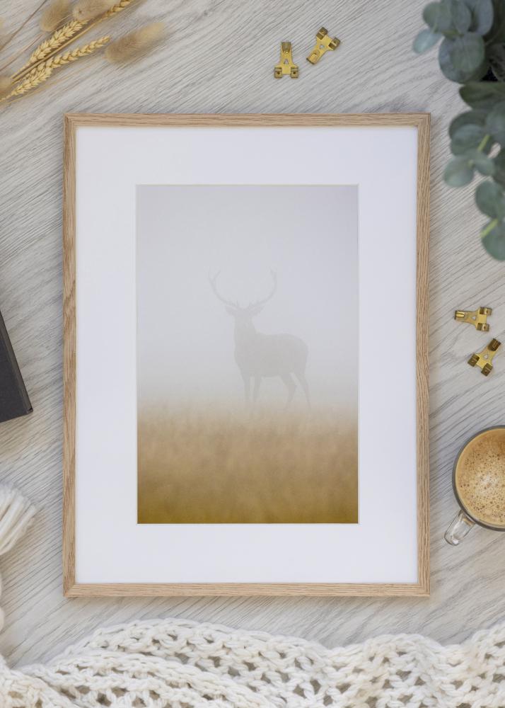 Keret keskeny tölgy Akril üveg 32x32 cm