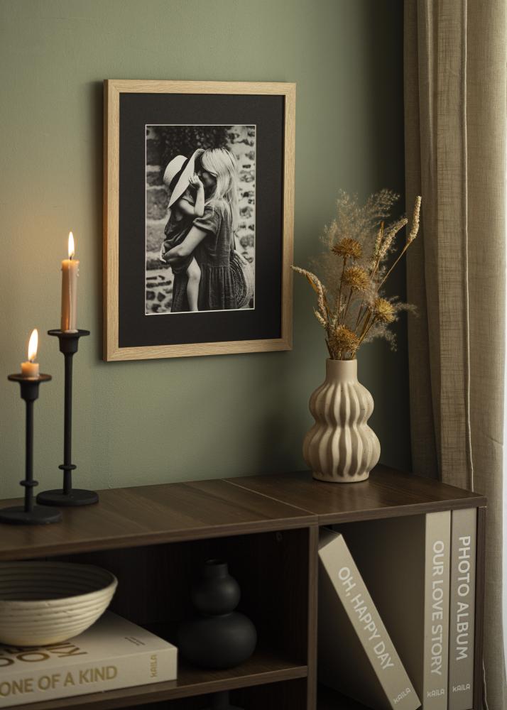 Paszpartu Fekete Standard Fehér él A2 42x59,4 cm (24x37)