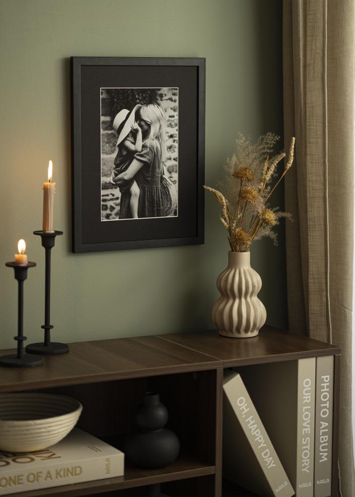 Paszpartu Fekete Standard Fehér él A2 42x59,4 cm (24x37)