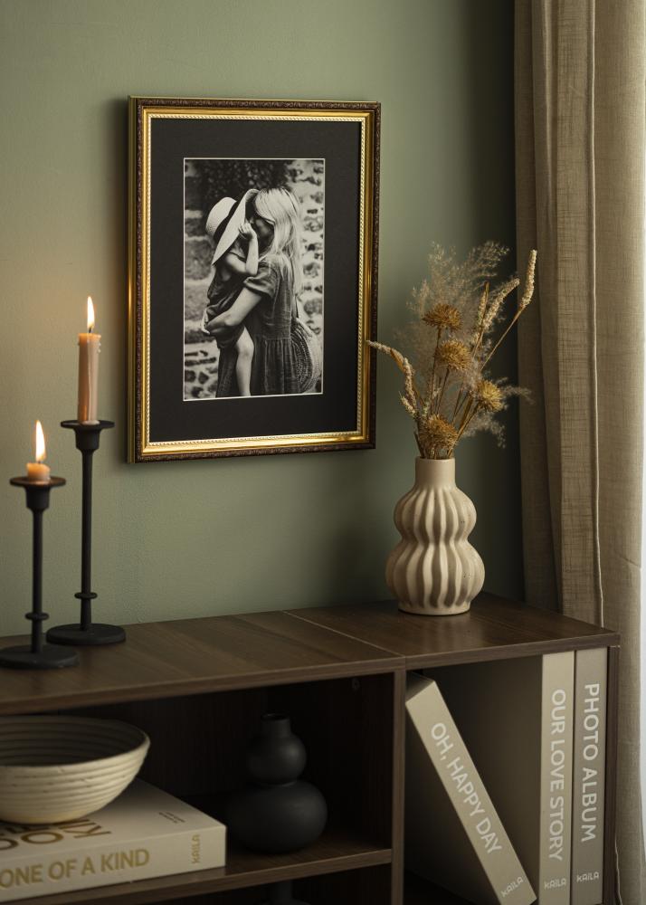 Paszpartu Fekete Standard Fehér él A2 42x59,4 cm (24x37)