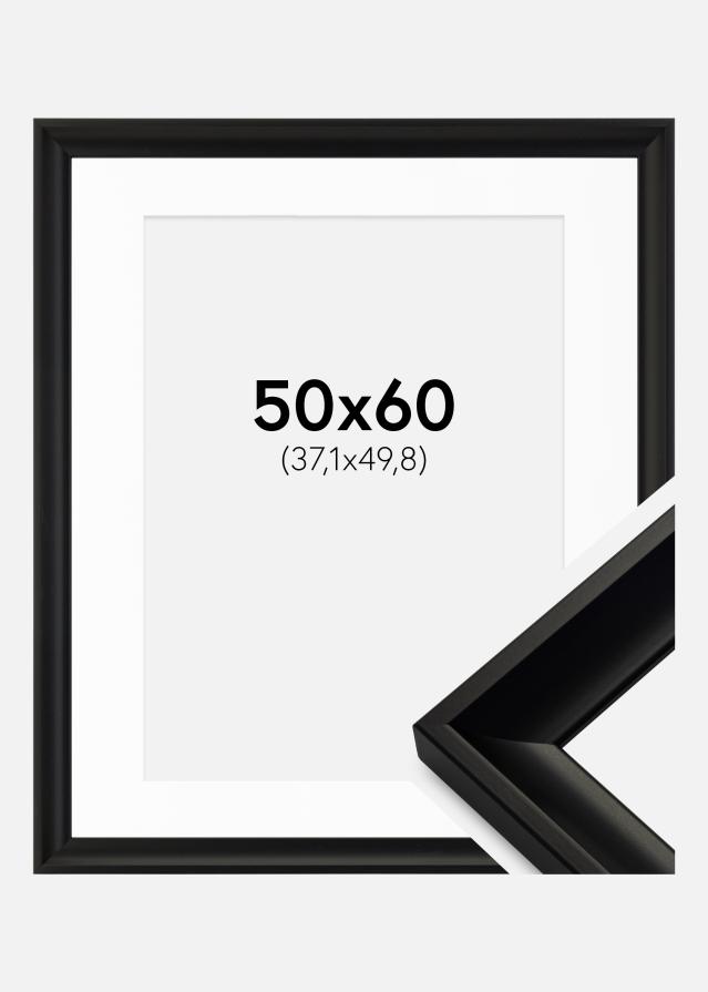 Keret Öjaren Fekete 50x60 cm - Paszpartu Fehér 15x20 inches
