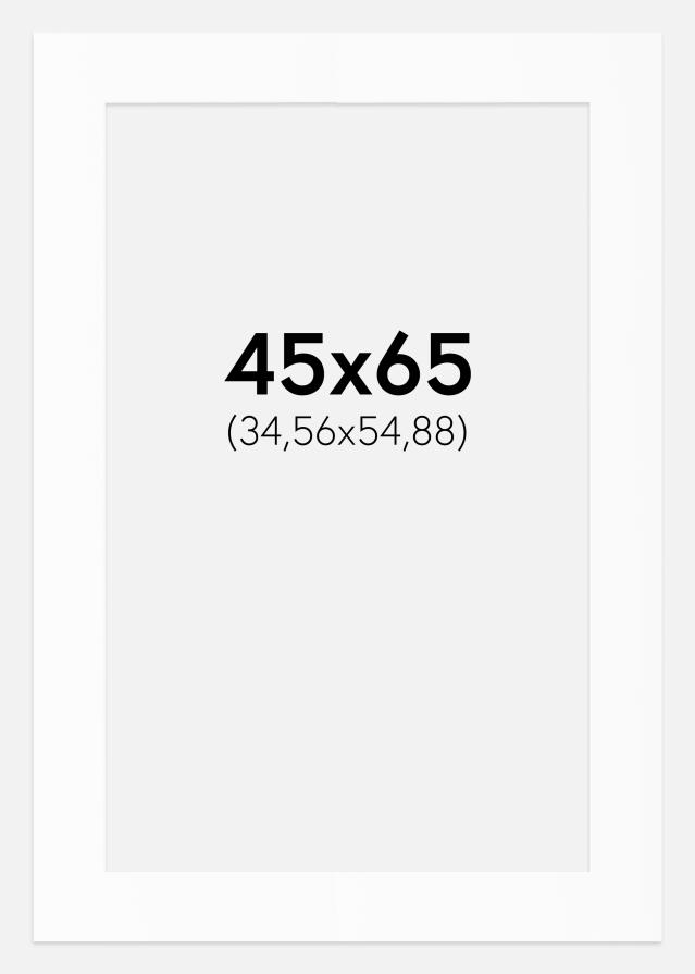 Paszpartu Standard fehér (fehér mag) 45x65 cm (34,56x54,88)