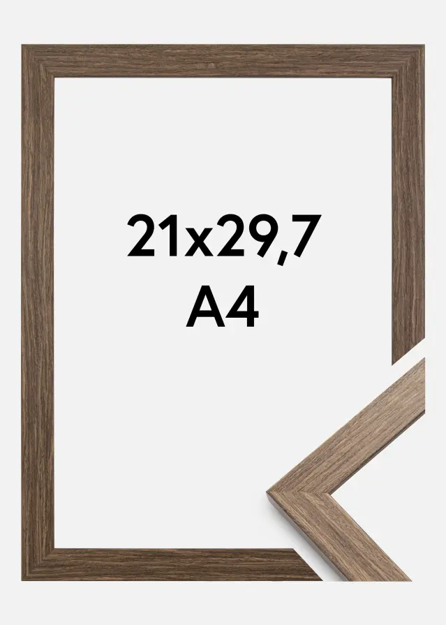 Keret Elegáns Akrilüveg Cold Brown 21x29,7 cm (A4)