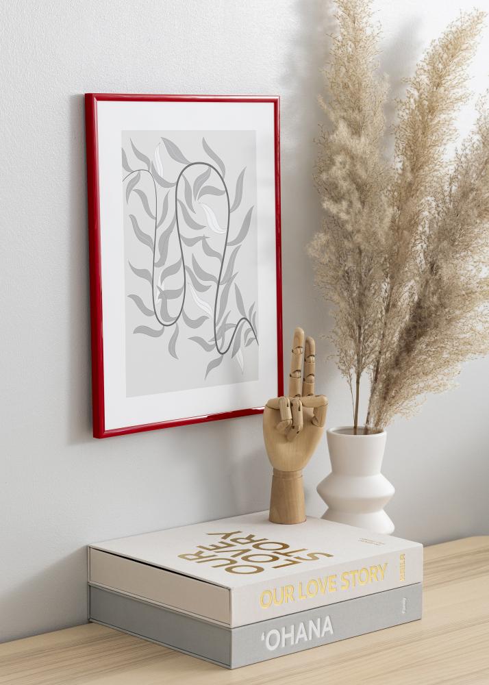 Keret New Lifestyle Medium Red 70x100 cm - Paszpartu Fekete 24x36 inches