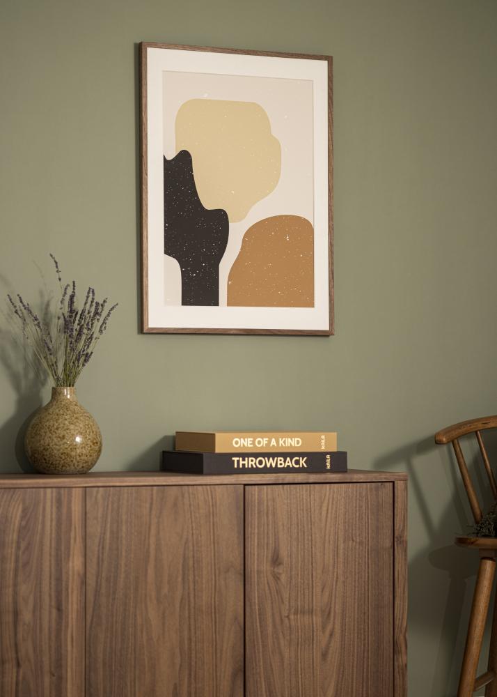 Keret Soul Walnut Veneer 13x18 cm - Paszpartu Fehér 9x12 cm