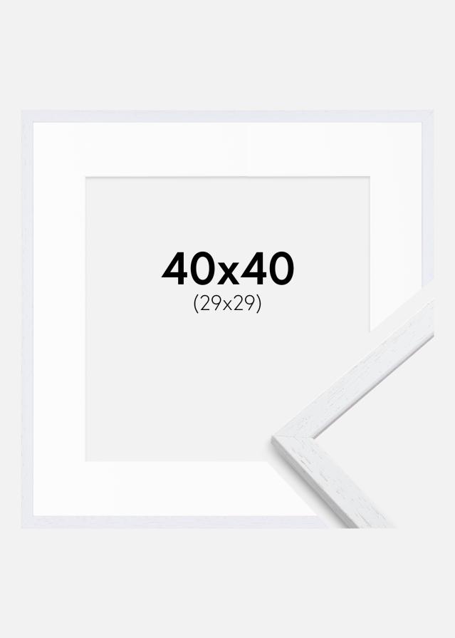 Keret Edsbyn Warm White 40x40 cm - Paszpartu Fehér 30x30 cm