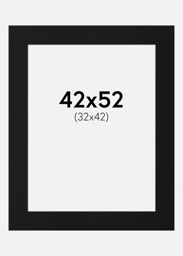 Paszpartu Fekete Standard (Fehér Mag) 42x52 cm (32x42)