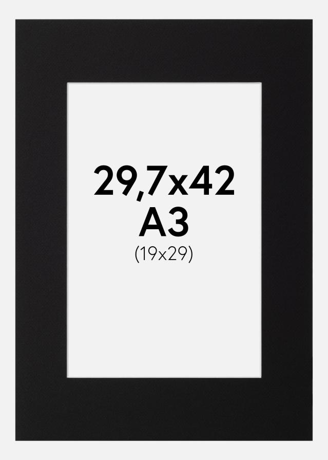 Paszpartu Canson Fekete Fehér él 29,7x42 cm (19x29)