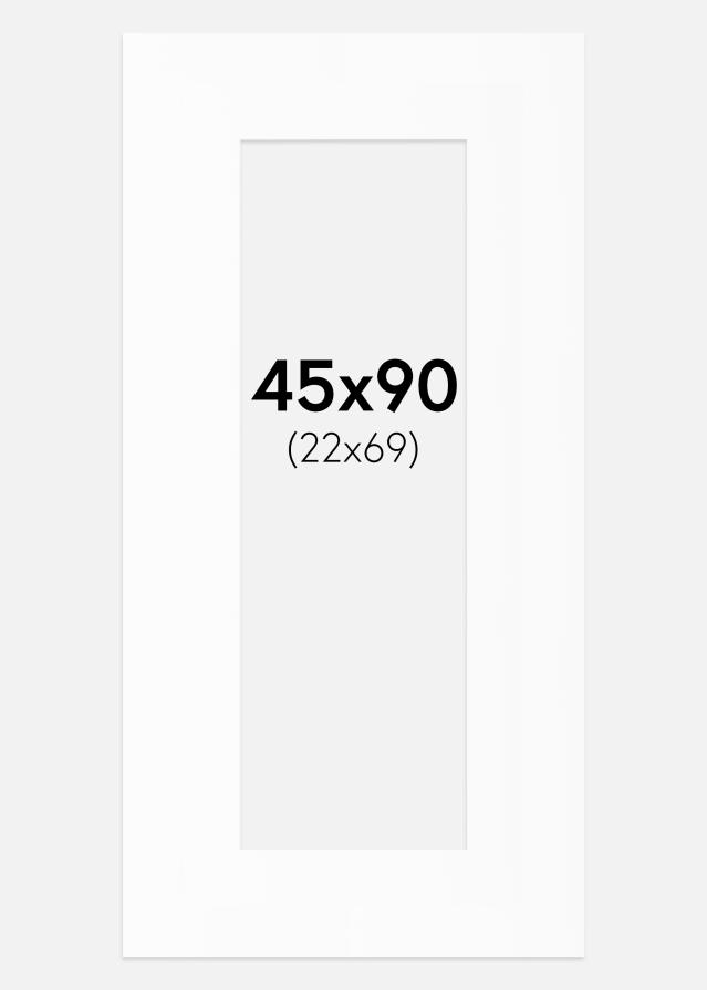 Paszpartu Standard fehér (fehér mag) 45x90 cm (22x69)