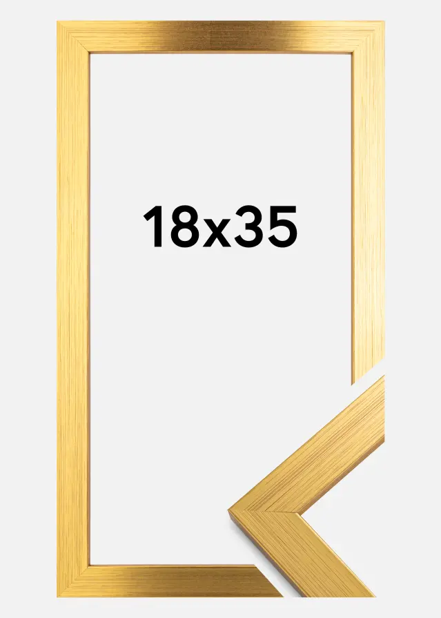 Keret Gold Wood 18x35 cm