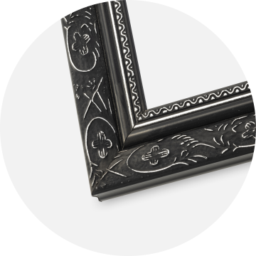 Keret Barokk Fekete 30x40 cm