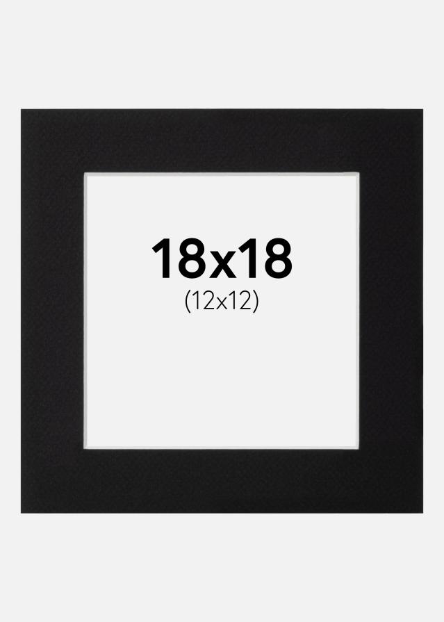 Paszpartu Canson Fekete Fehér él 18x18 cm (12x12)