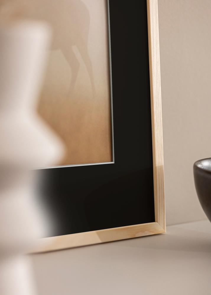 Keret Galant Erdeifenyő 30x30 cm - Paszpartu Fekete 8x8 inches