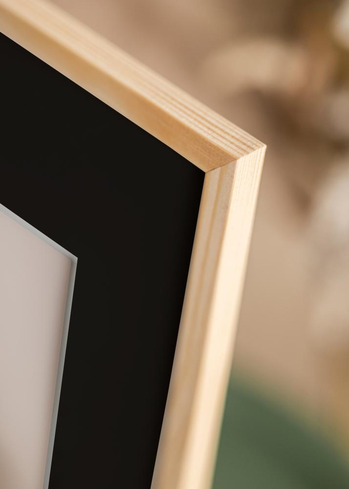 Keret Galant Erdeifenyő 30x30 cm - Paszpartu Fekete 8x8 inches