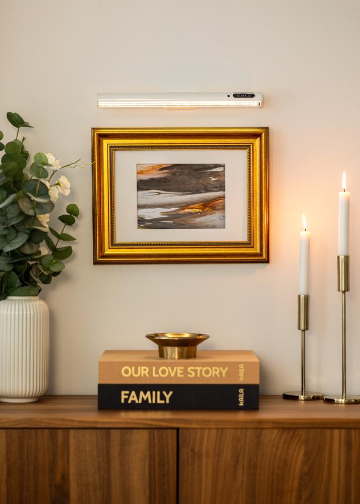 KAILA Illuminate Elemmel Működő Képkivilágítás 35 cm - Fehér