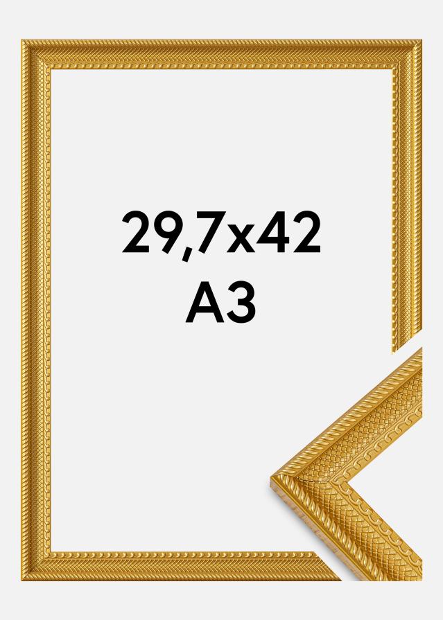 Keret Lattice Akrilüveg Arany 29,7x42 cm (A3)