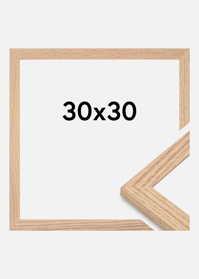 Keret Tidlös Akrilüveg Tömör Tölgy 30x30 cm