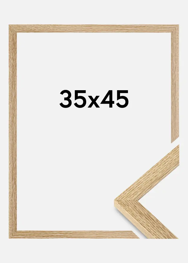 Keret Választék Akrylglas Masszív Tölgy 35x45 cm