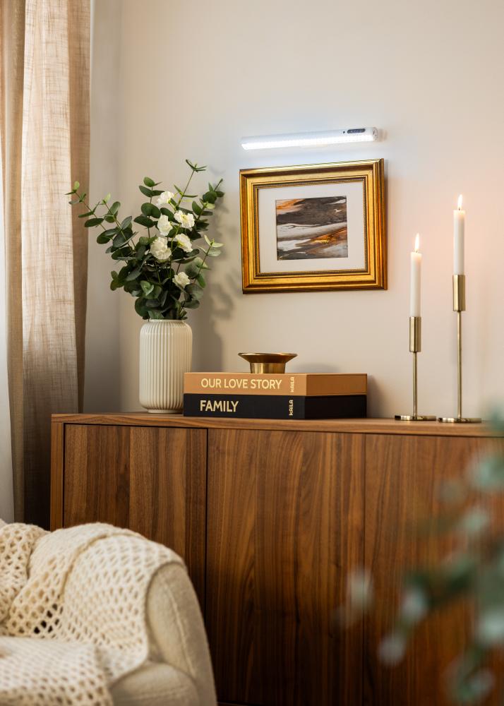 KAILA Illuminate Elemmel Működő Képkivilágítás 35 cm - Fehér