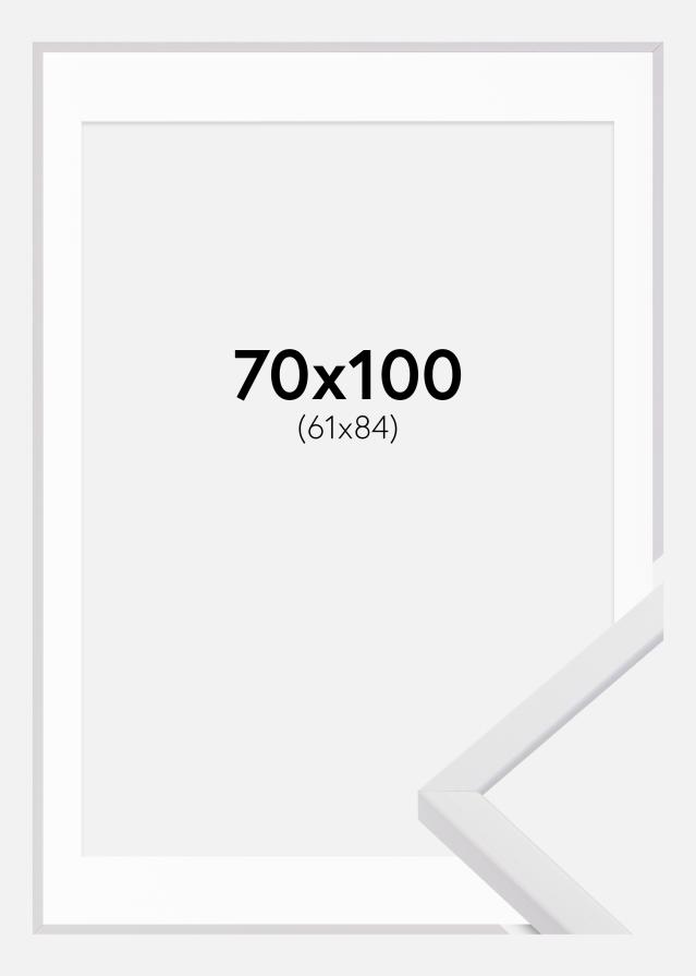 Keret E-Line Fehér 70x100 cm - Paszpartu Fehér 62x85 cm