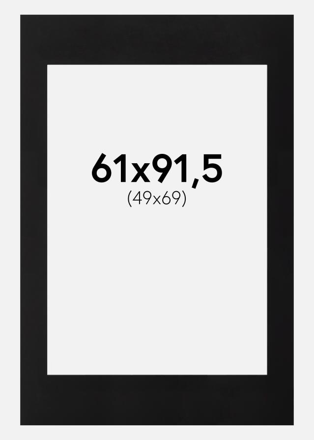 Paszpartu Fekete Fekete él 61x91,5 cm (49x69)