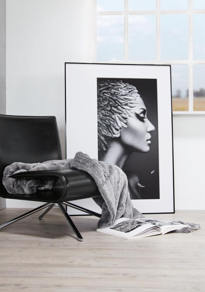 Keret Nielsen Prémium Alpha Csiszolt Fekete 60x60 cm