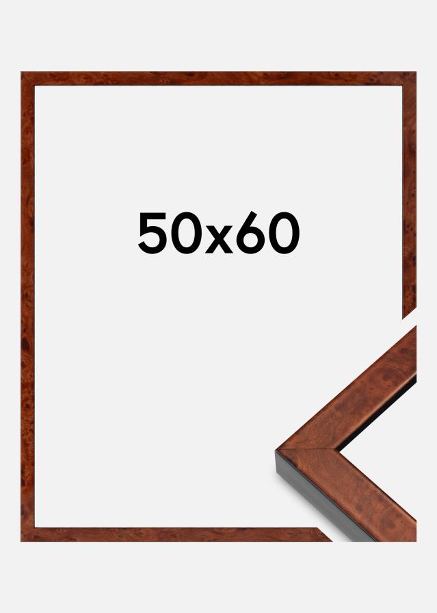 Keret Hermes Akrilüveg Burr Walnut 50x60 cm