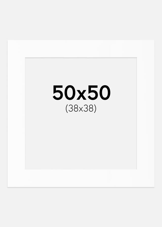 Paszpartu Standard fehér (fehér mag) 50x50 cm (38x38)
