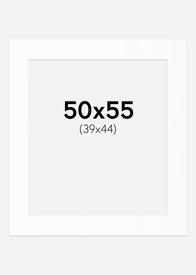 Paszpartu Standard fehér (fehér mag) 50x55 cm (39x44)