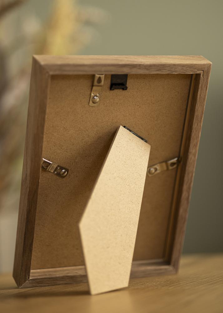 Keret Soul Walnut Veneer 13x18 cm - Paszpartu Fehér 9x12 cm