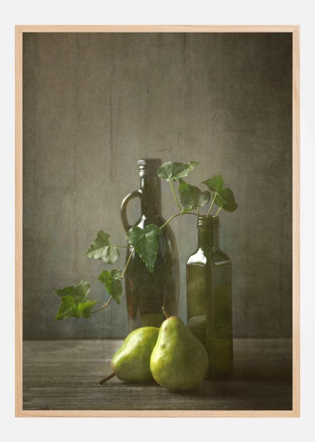 Pears And Bottles Poszter