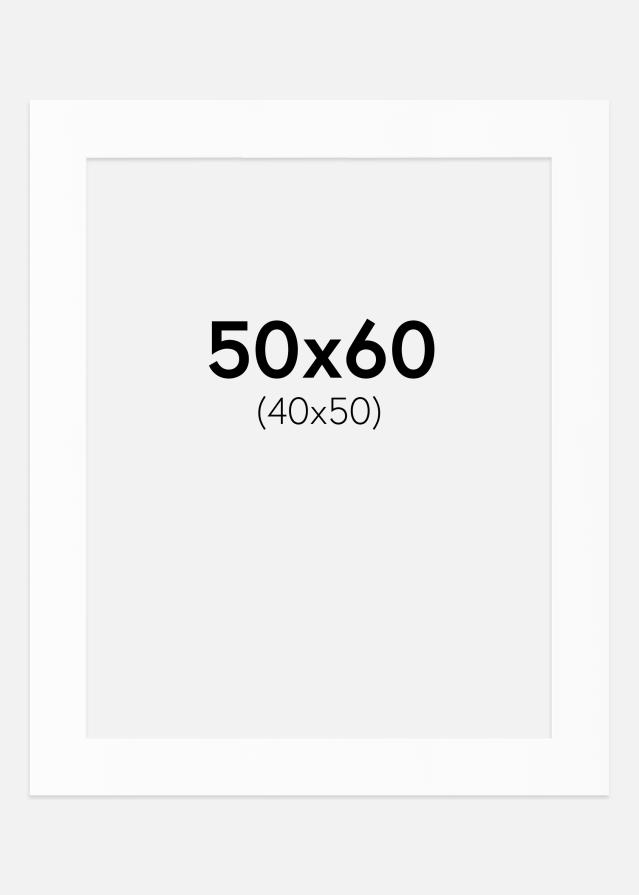 Paszpartu Standard fehér (fehér mag) 50x60 cm (40x50)