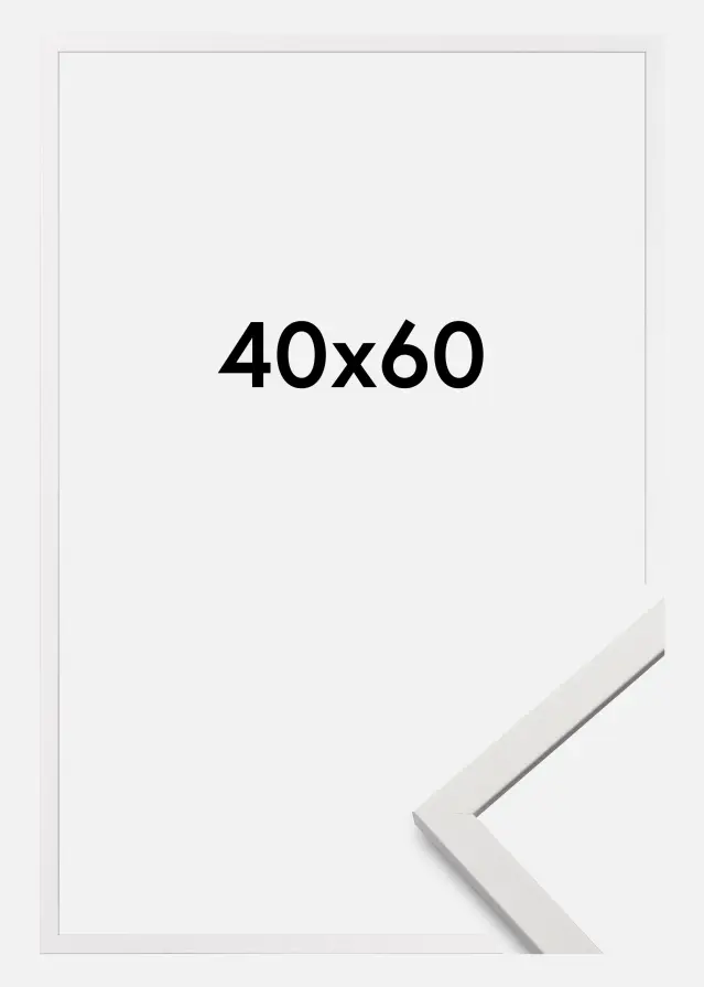 Keret Edsbyn Akrilüveg Fehér 40x60 cm