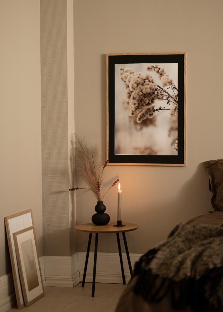 Keret E-Line Tölgy 30x40 cm - Paszpartu Fekete 8x12 inches