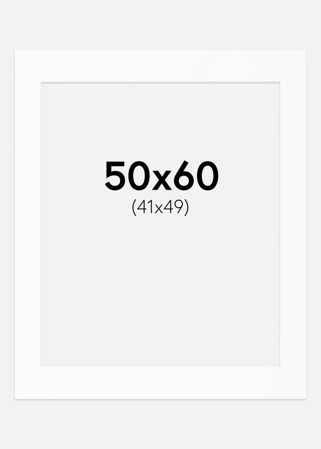 Paszpartu Standard fehér (fehér mag) 50x60 cm (41x49)