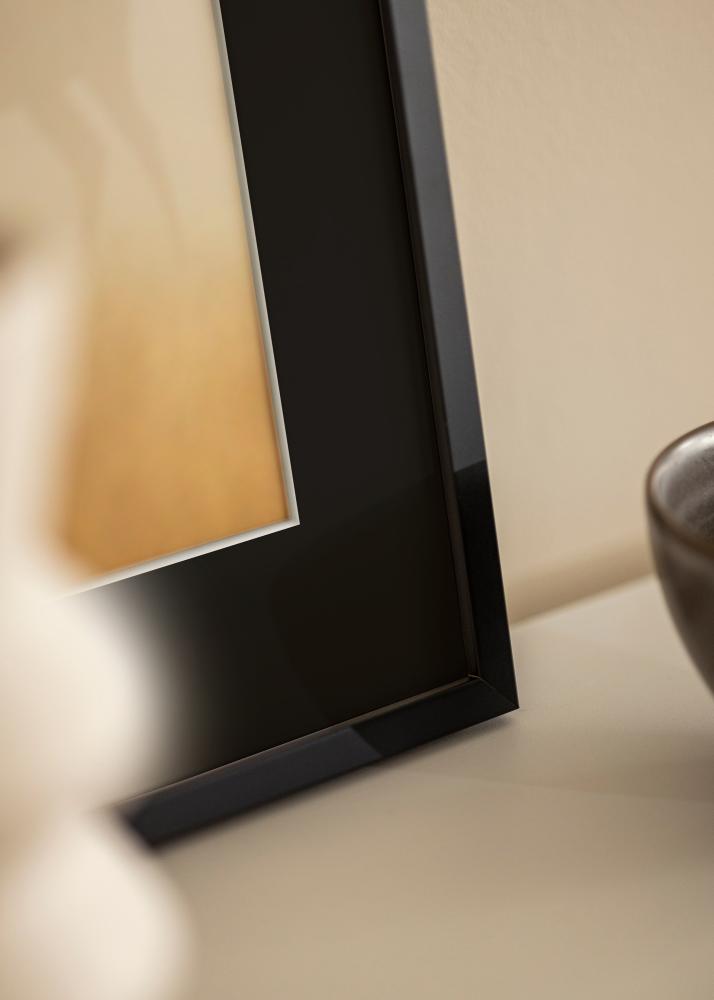 Keret E-Line Fekete 30x40 cm - Paszpartu Fekete 21x29,7 cm (A4)