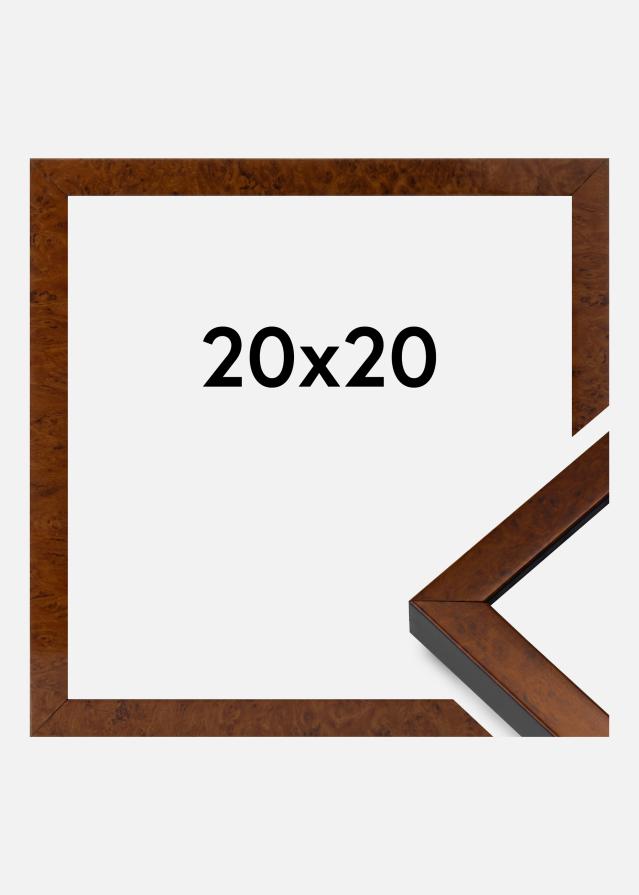 Keret Ares Akrilüveg Burr Walnut 20x20 cm