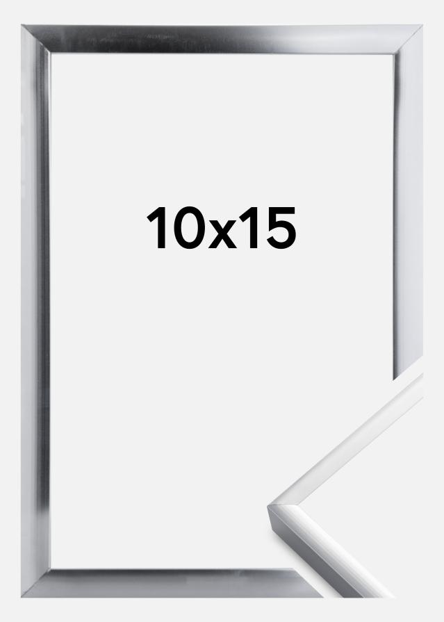 Keret Poszter Frame Aluminum Ezüst 10x15 cm