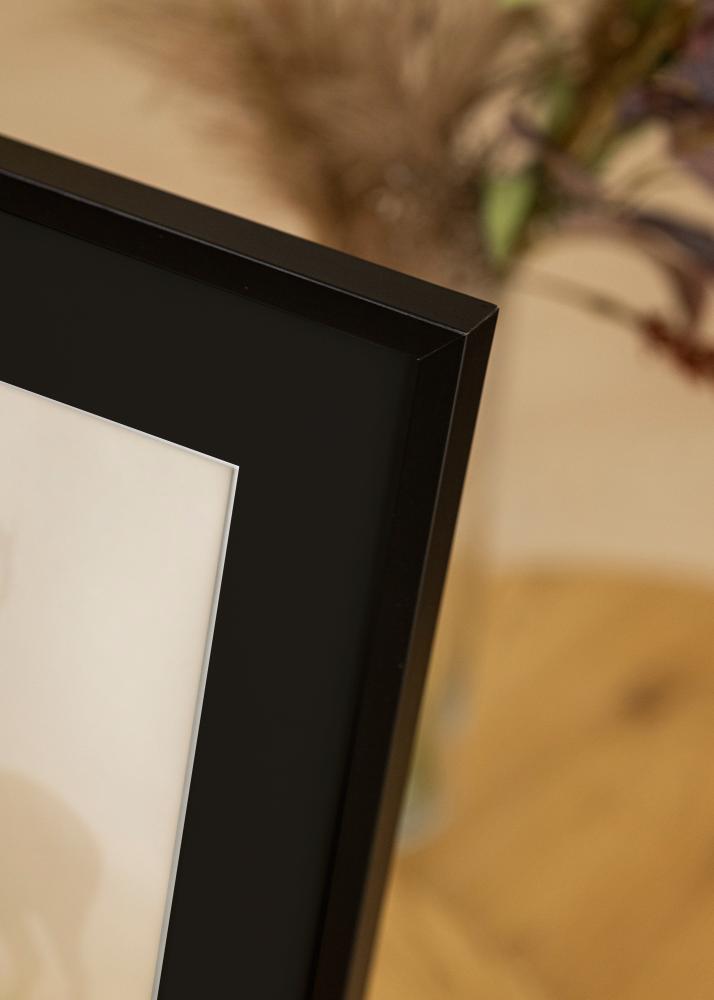 Keret E-Line Fekete 30x40 cm - Paszpartu Fekete 21x29,7 cm (A4)