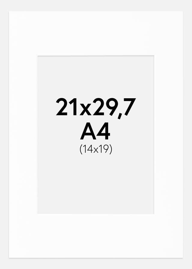 Paszpartu Canson Fehér Fehér él A4 21x29,7 cm (14x19,5)