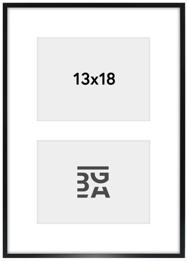 Edsbyn Kollázs keret XXIV Fekete - 2 Képek (13x18 cm)