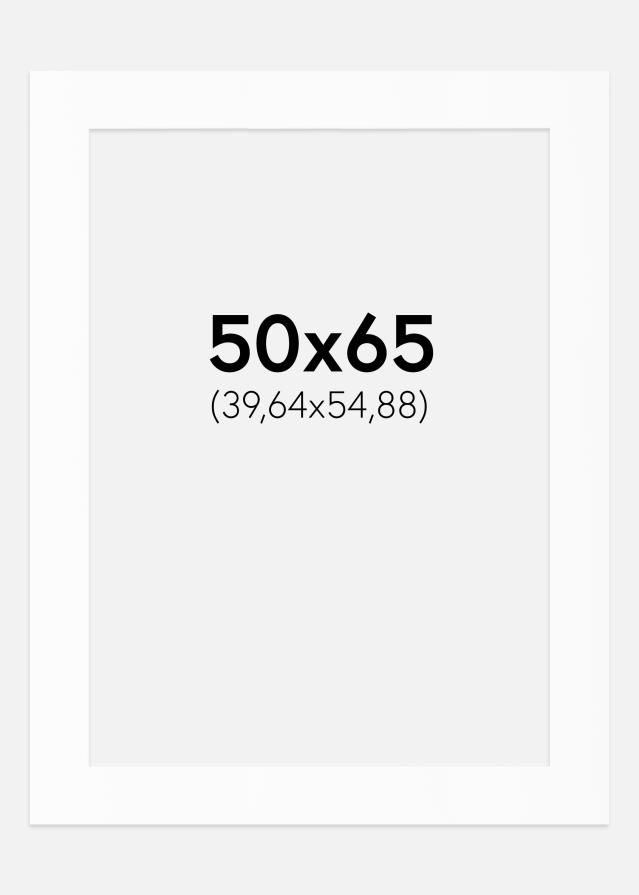 Paszpartu Standard fehér (fehér mag) 50x65 cm (39,64x54,88)