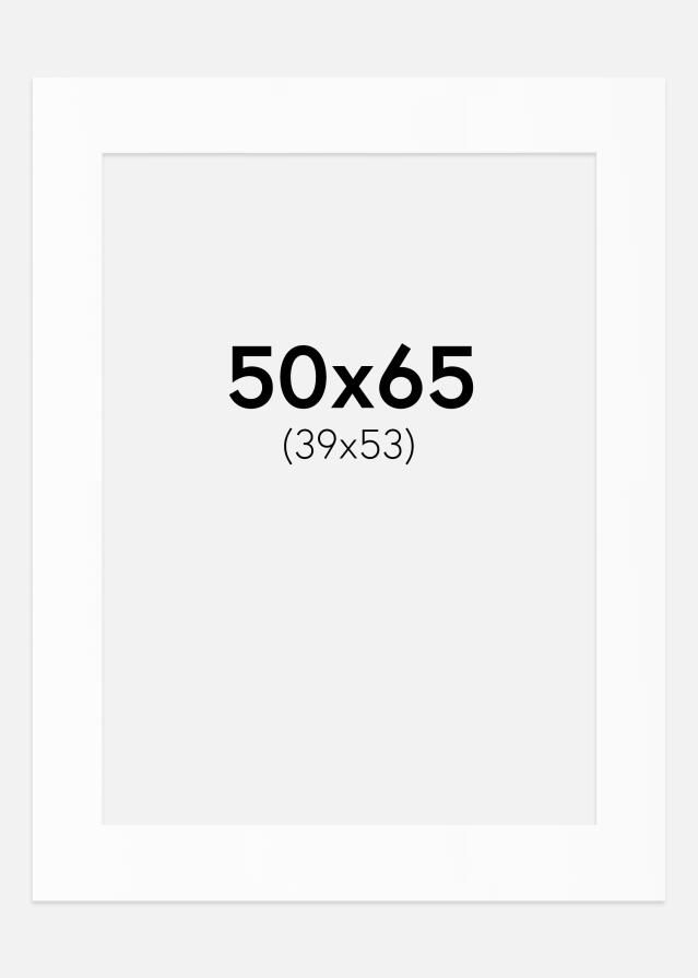 Paszpartu Standard fehér (fehér mag) 50x65 cm (39x53)