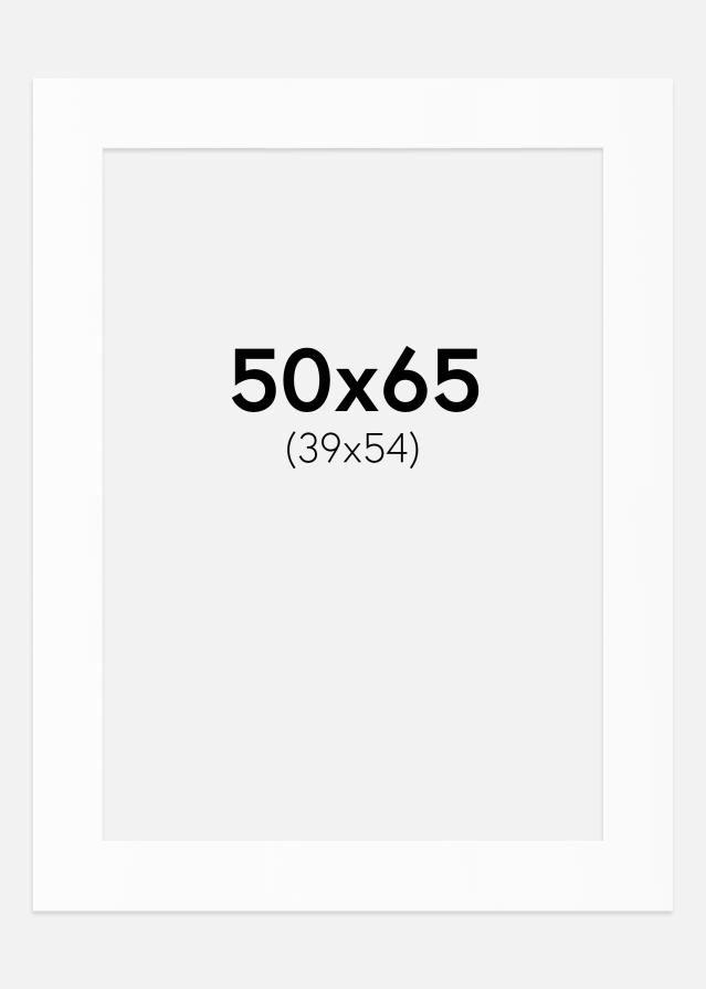 Paszpartu Standard fehér (fehér mag) 50x65 cm (39x54)